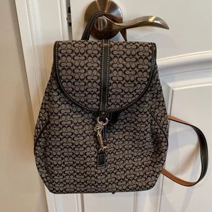 Coach mini backpack